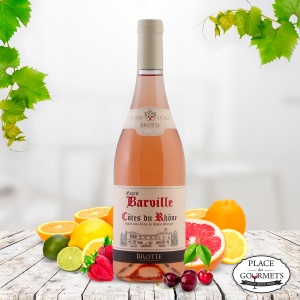 Esprit de Barville, vin rosé Côtes du Rhône 2015, Maison Brotte