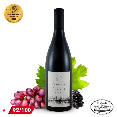 Diaclase du Domaine Les Capréoles, vin rouge Régnié millésime 2016