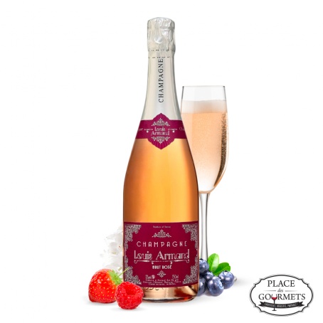 Champagne rosé Louis Armand brut