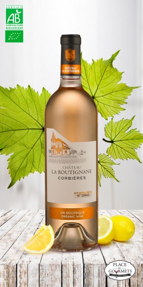 Château la Boutignane vin rosé Corbières Bio 2017