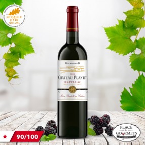 Château Plantey vin rouge Pauillac cru bourgeois 2014
