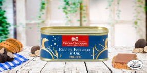 Bloc de foie gras d'oie truffé