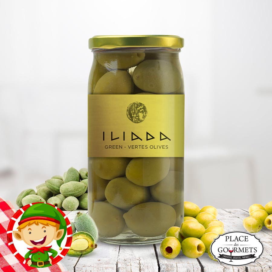 JOUR 7 : Olives vertes grecques Iliada gagnées par Crystelle Chacon 